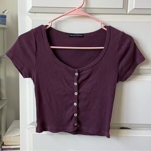 Brandy melville purple zelly top